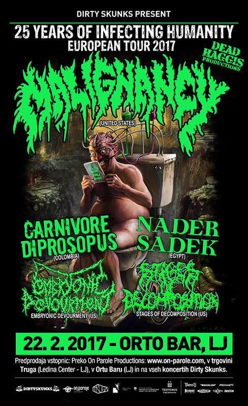 Malignancy (USA), Carnivore Diprosopus (Col), Nade