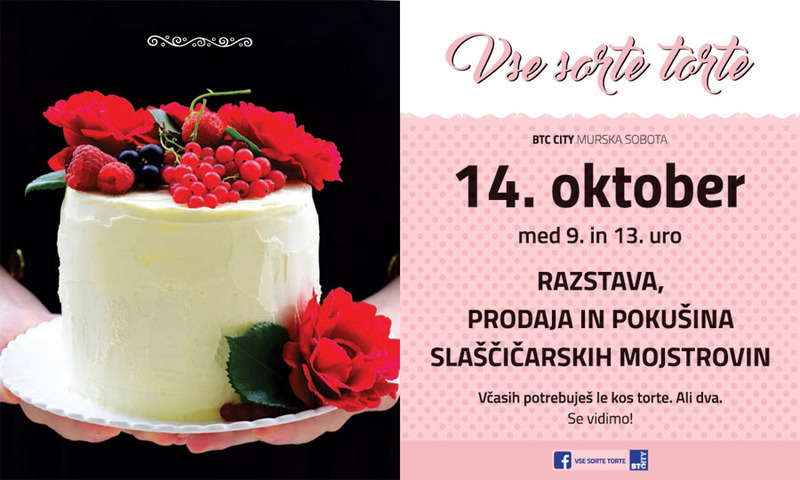 Prodajna razstava: Vse sorte torte