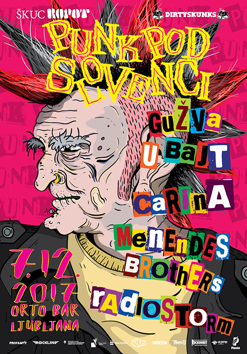 Punk pod Slovenci: Gužva u bajt (Si), Carina (Si),