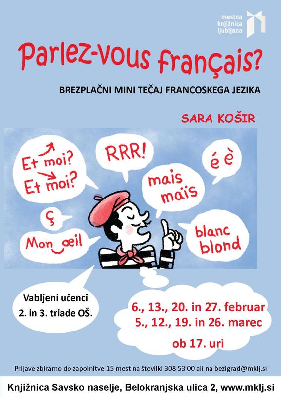 Parlez-vous francais?: tečaj francoskega jezika Parlez-vous francais?: tečaj francoskega jezika